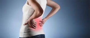 Rückenschmerzen bei Frauen